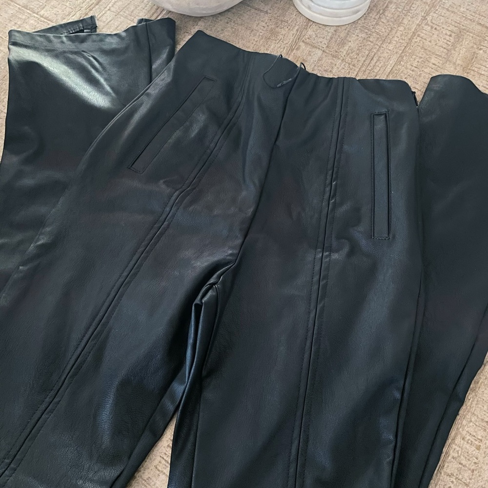 ASOS Stradivarius leather pants